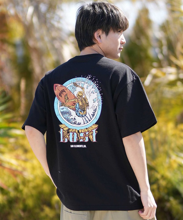 lost ロスト 半袖 Tシャツ メンズ バックプリント AXIS TEE LM6S-2114