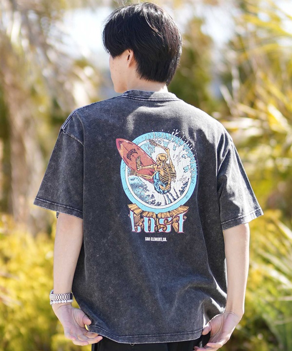 lost ロスト 半袖 Tシャツ メンズ バックプリント AXIS TEE LM6S-2114