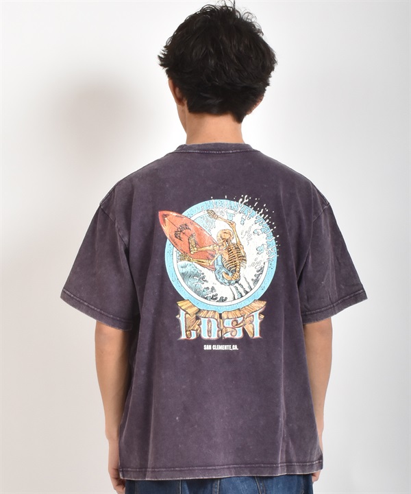 lost ロスト 半袖 Tシャツ メンズ バックプリント AXIS TEE LM6S-2114