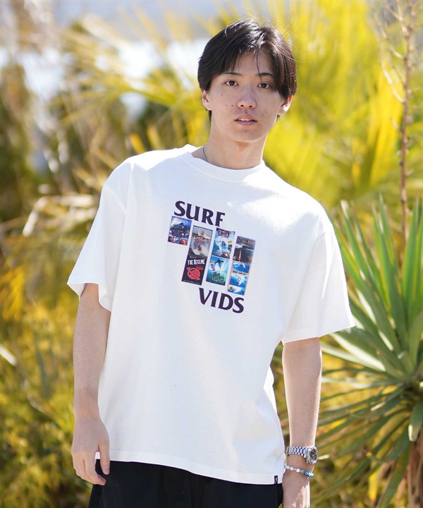 LOST ロスト 半袖 Tシャツ メンズ サーフグラフィック SURF VIDS TEE LM6S-2115
