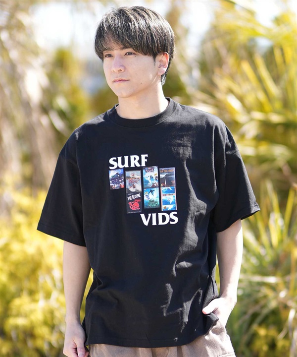 LOST ロスト 半袖 Tシャツ メンズ サーフグラフィック SURF VIDS TEE LM6S-2115
