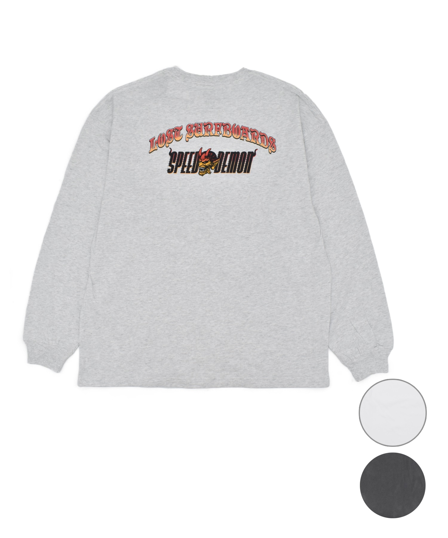 LOST ロスト 長袖 Tシャツ ロンT メンズ MAYHEM SPEED DEMON LS TEE