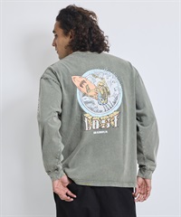 LOST ロスト 長袖 Tシャツ ロンT メンズ バックプリント AXIS LS TEE