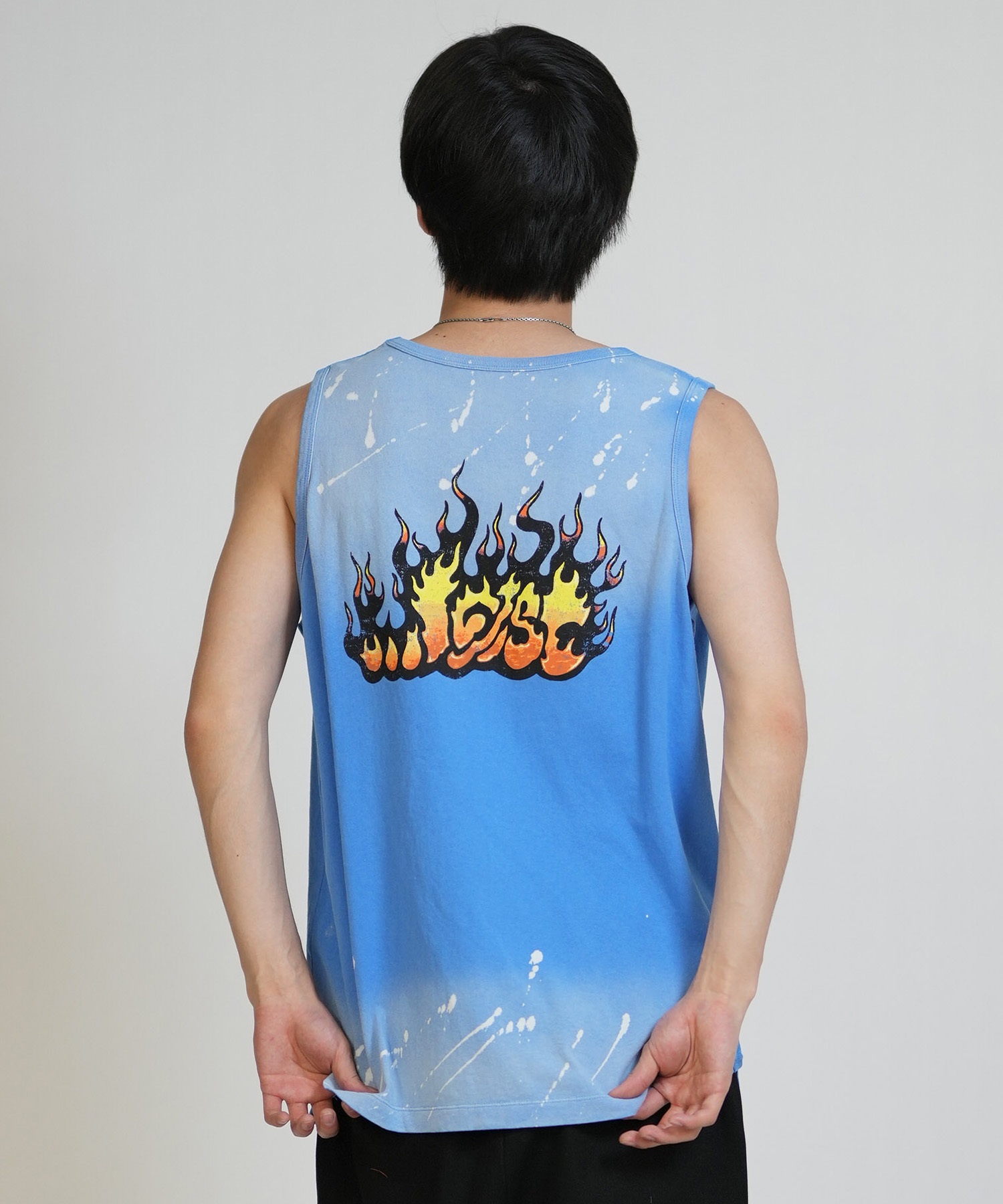 LOST ロスト タンクトップ メンズ バックプリント FLAME LAM TANK LM6S