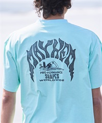 LOST ロスト 水着 ラッシュガード メンズ 半袖 Tシャツ UVカット 速乾 ストレッチ 水陸両用 LM6S-4303(MINT-M)