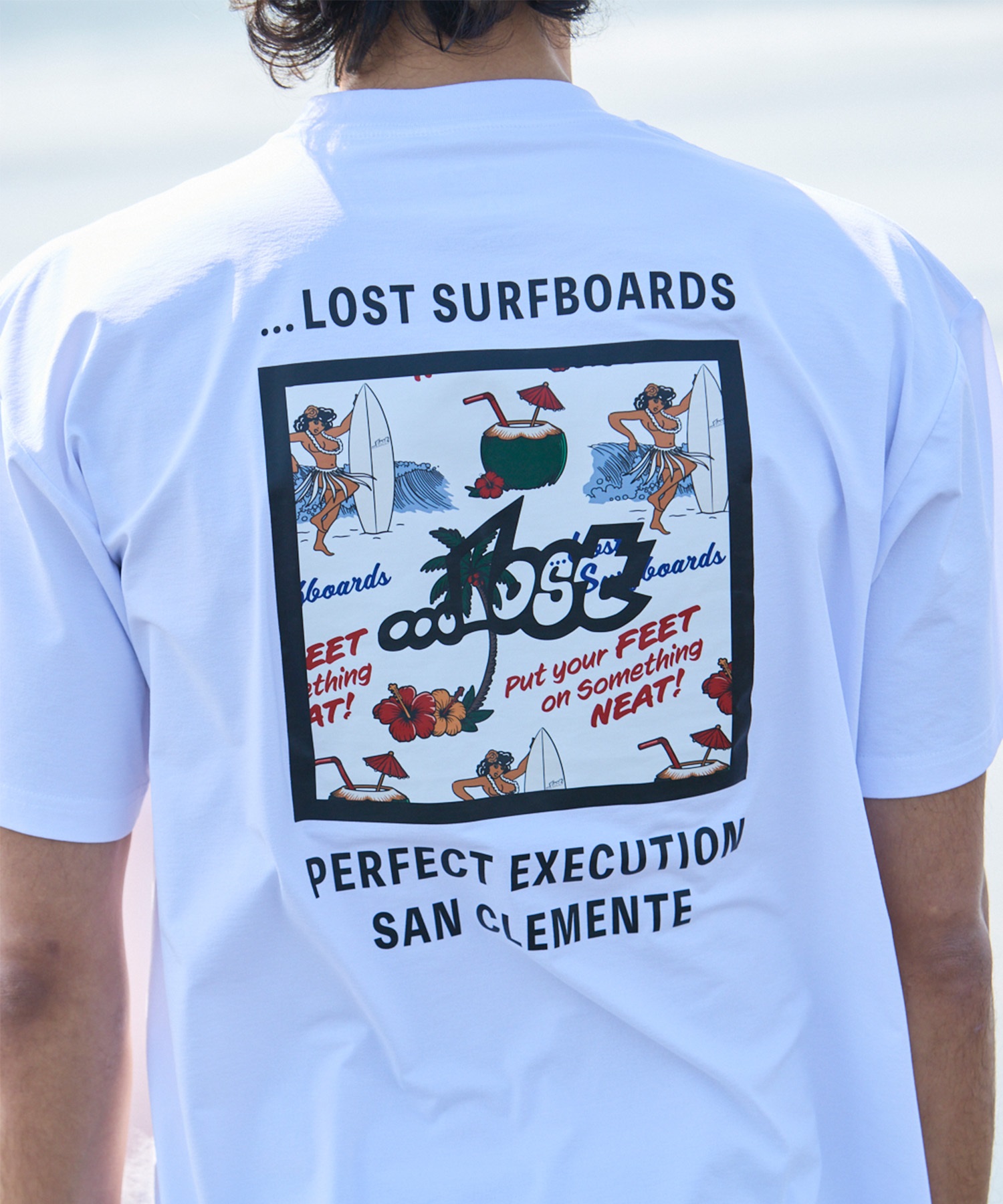 LOST ロスト 水着 ラッシュガード メンズ 半袖 Tシャツ UVカット 速乾