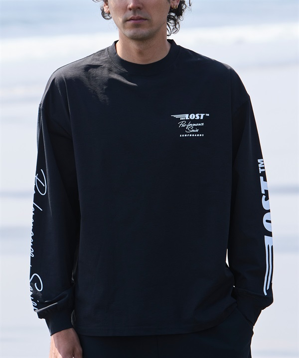 LOST ロスト 水着 ラッシュガード メンズ 長袖 Tシャツ ロンT UVカット 速乾 ストレッチ 水陸両用 LM6S-4306