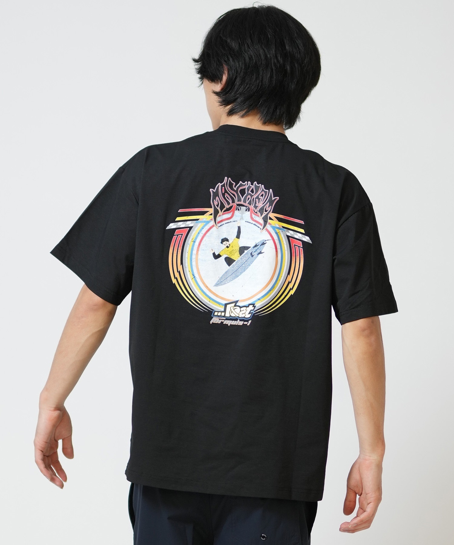 lost ロスト 水着 ラッシュガード 半袖 Tシャツ メンズ UVカット
