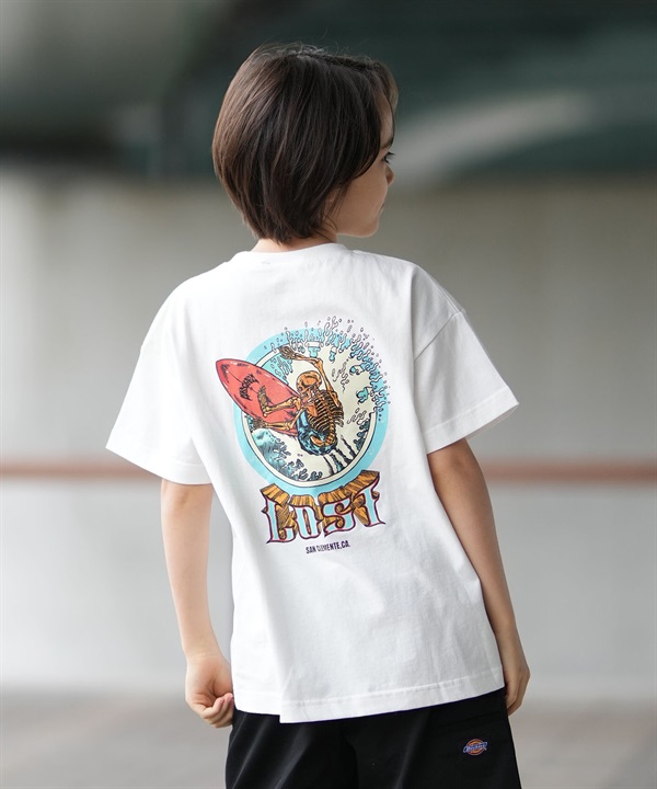 lost ロスト 半袖 Tシャツ キッズ ジュニア 子供 バックプリント 76165127