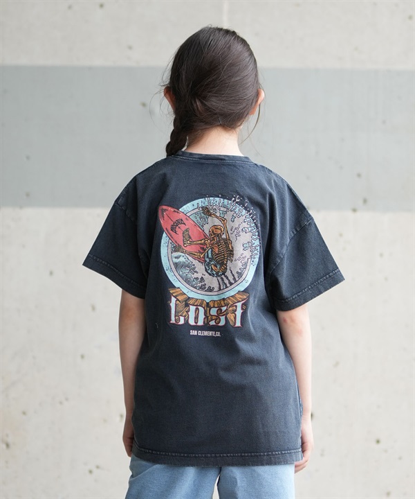 lost ロスト 半袖 Tシャツ キッズ ジュニア 子供 バックプリント 76165127