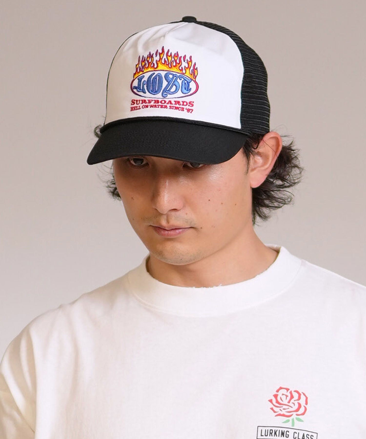 lost ロスト キャップ 帽子 メッシュキャップ LOST FLAMER CAP