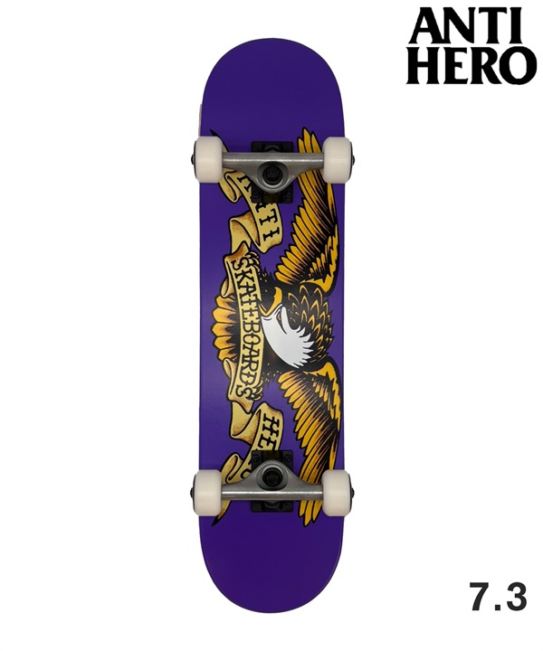 ANTIHERO アンチヒーロ スケートボード コンプリート 7.3inch ~ 7.75inch EAGLE 初心者 おすすめ 人気 完成品