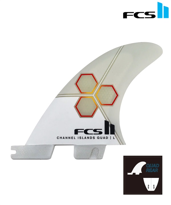 FCS2 エフシーエスツー サーフィン フィン FCIL-PC03 シーアイ アップライト クワッド リア フィン