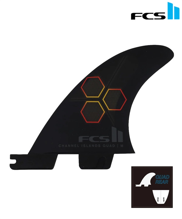 FCS2 エフシーエスツー サーフィン フィン FCIL-PC03 シーアイ アップライト クワッド リア フィン