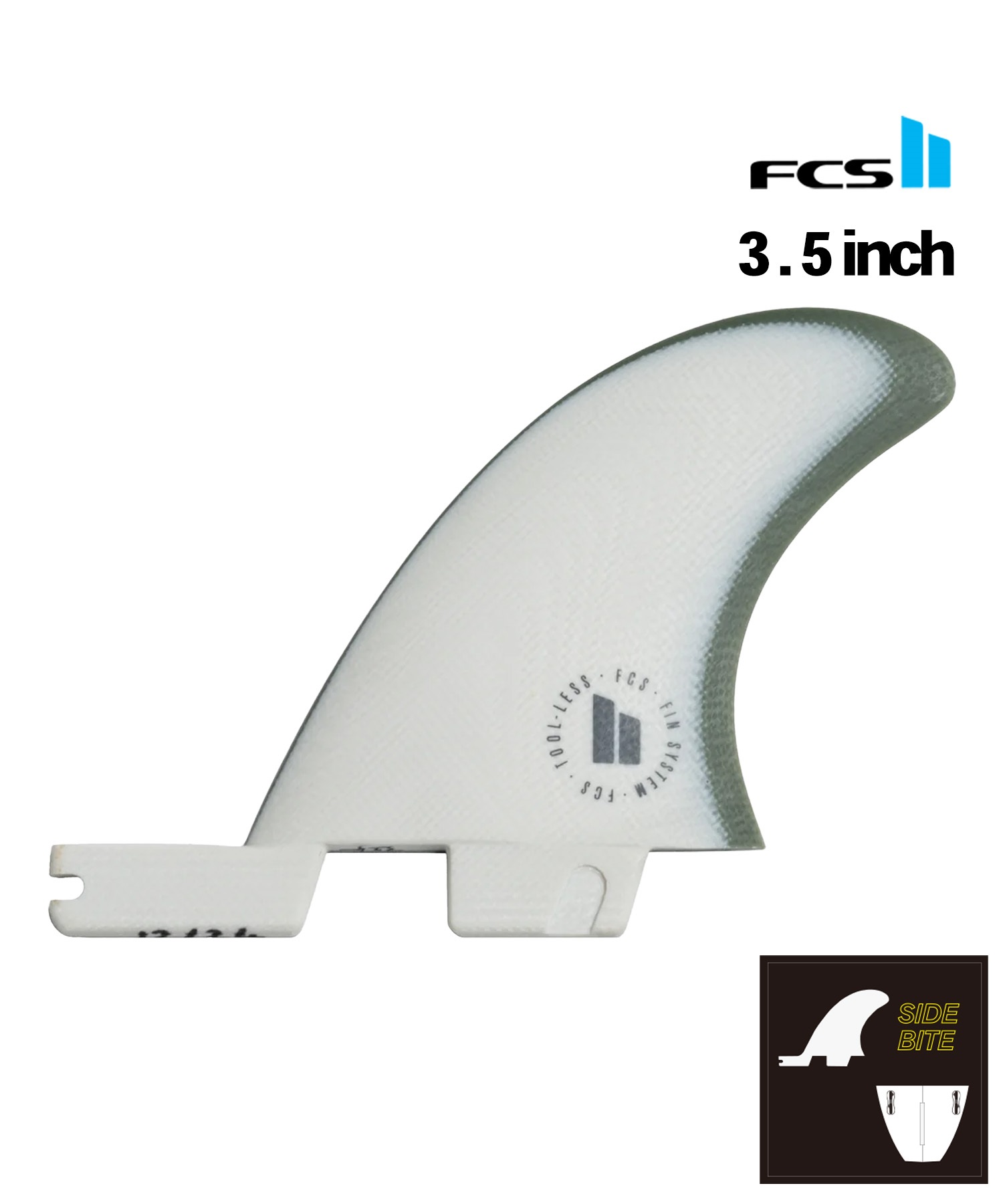 サーフィン・フィン 非公開FCS2 エフシーエスツー Mid Side Byte Fin Set サーフィン
