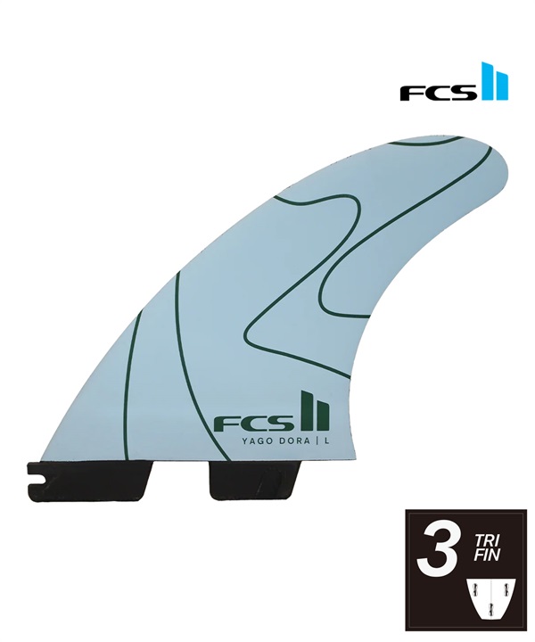 FCS2 エフシーエスツー Yago Dora Signature PC Tri Fin Set サーフィン フィン ムラサキスポーツ