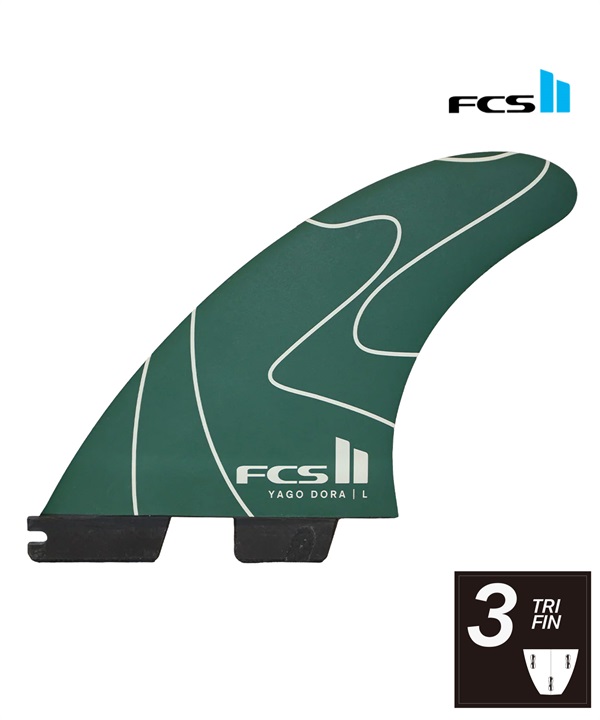 FCS2 エフシーエスツー Yago Dora Signature PC Tri Fin Set サーフィン フィン ムラサキスポーツ