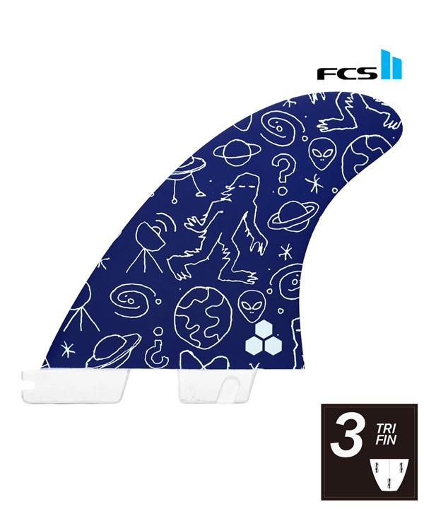 FCS2×Channel Islands Solution PC Tri Fins サーフィン フィン ムラサキスポーツ