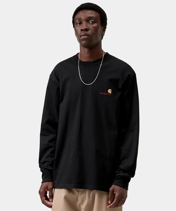 Carhartt カーハート 長袖 Tシャツ ロンT メンズ ワンポイント ロゴ L S AMERICANSCRIPTT-SHIRT I029955-26FW