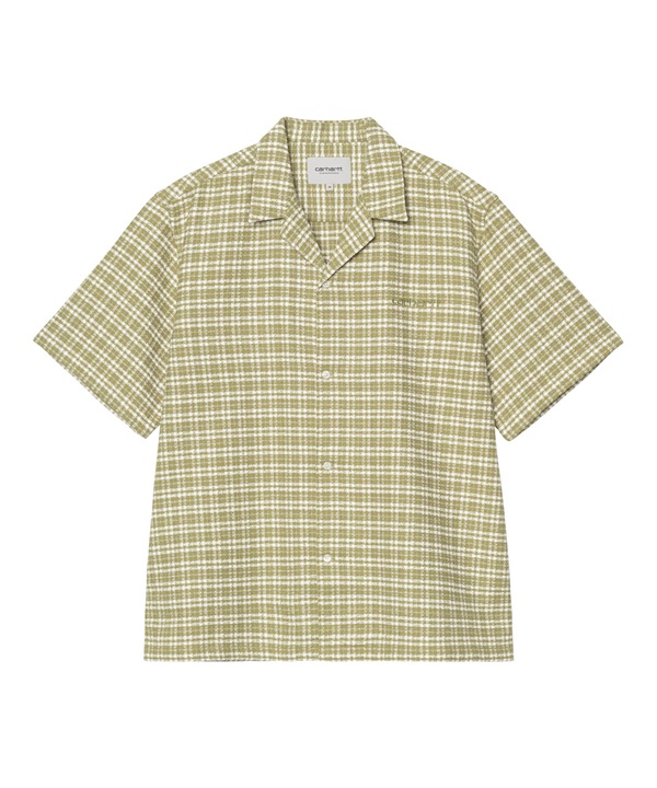 Carhartt WIP カーハートダブリューアイピー 半袖 シャツ メンズ チェック柄 ショートスリーブカンダーシャツ SS Kander Shirt I036194
