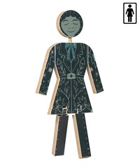 GIRL ガール MODERNICA モダニカ スケートボード コラボ 家具 ドール OG DOLL(LORI-FREE)