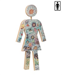 GIRL ガール MODERNICA モダニカ スケートボード コラボ 家具 ドール OG DOLL(SAGE-FREE)