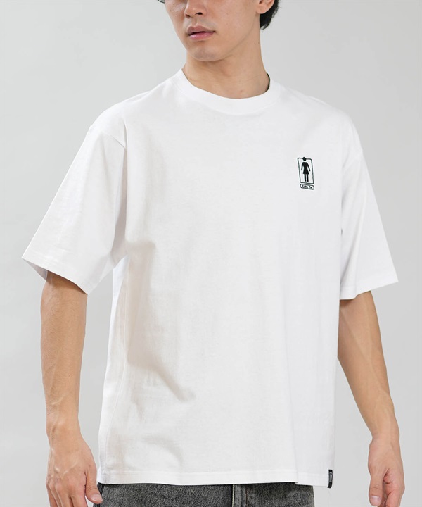 GIRL ガール 半袖 Tシャツ メンズ ロゴ ワンポイント GR26STM01 ムラサキスポーツ限定