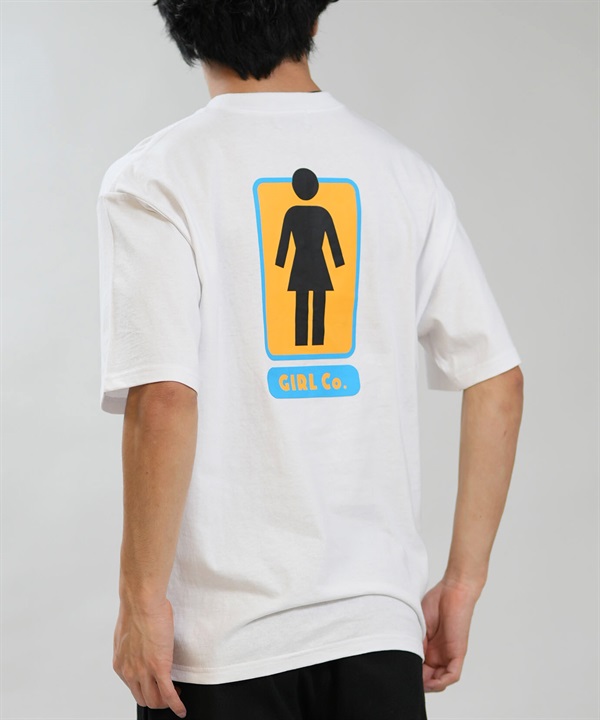 GIRL ガール 半袖 Tシャツ メンズ ロゴ バックプリント GR26STM03 ムラサキスポーツ限定