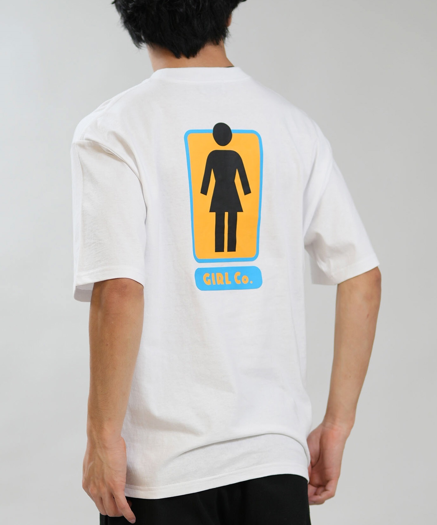 GIRL ガール 半袖 Tシャツ メンズ ロゴ バックプリント GR26STM03