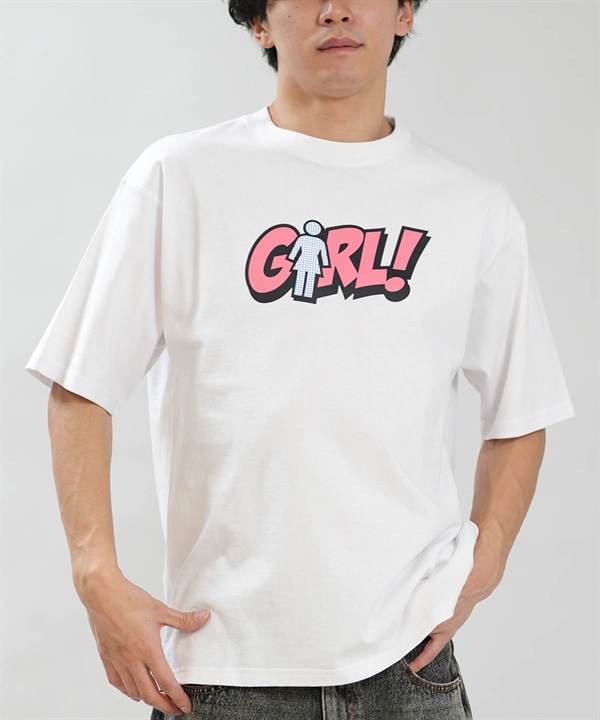 GIRL ガール 半袖 Tシャツ メンズ ロゴ GR26STM04 ムラサキスポーツ限定