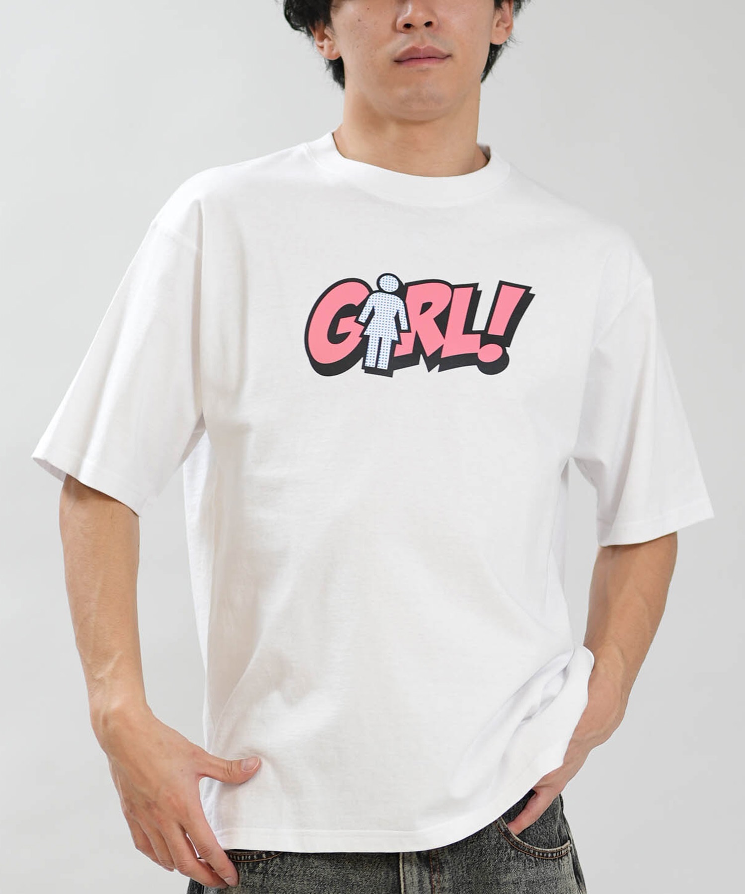 GIRL ガール 半袖 Tシャツ メンズ ロゴ GR26STM04 ムラサキスポーツ