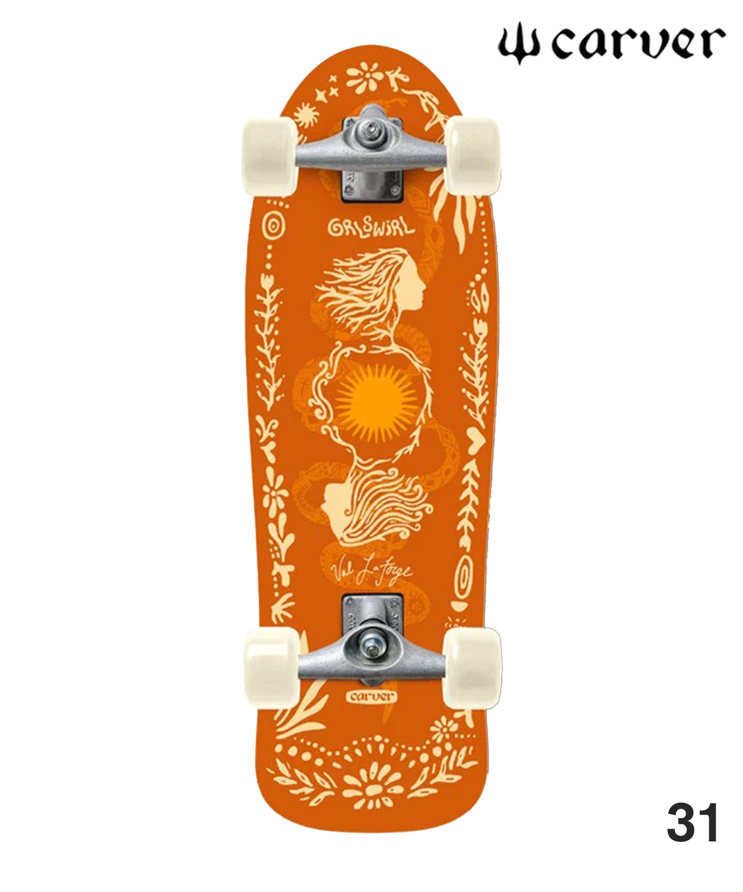 CARVER カーヴァー GRLSWIRL SUNFLOWER CX サーフ スケートボード