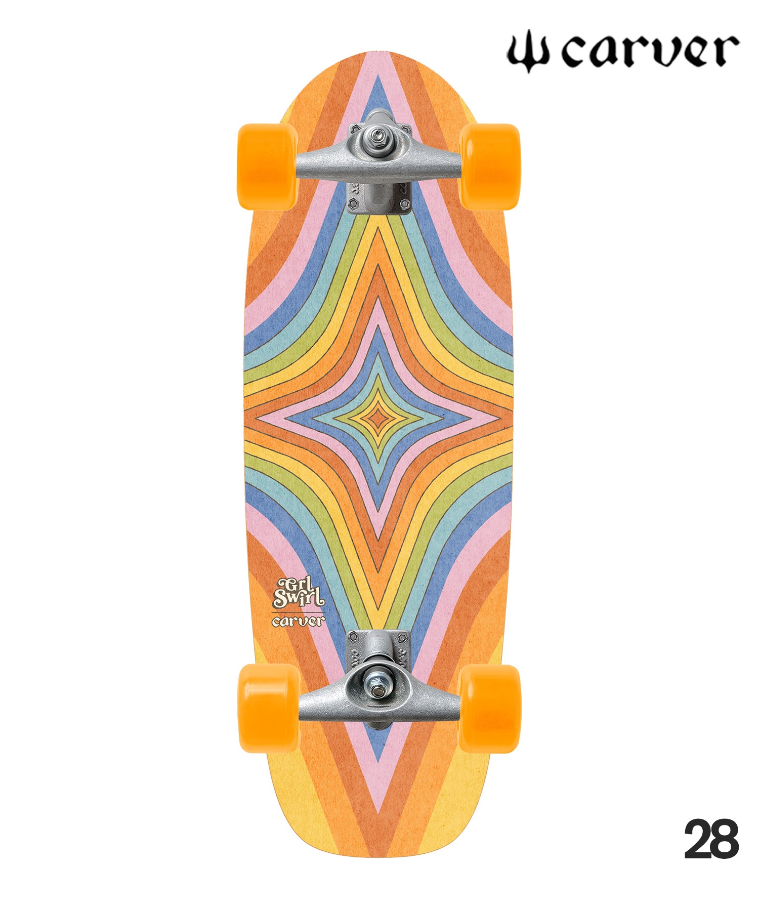 CARVER カーヴァー GRLSWIRL DAY DREAM サーフ ロング スケートボード