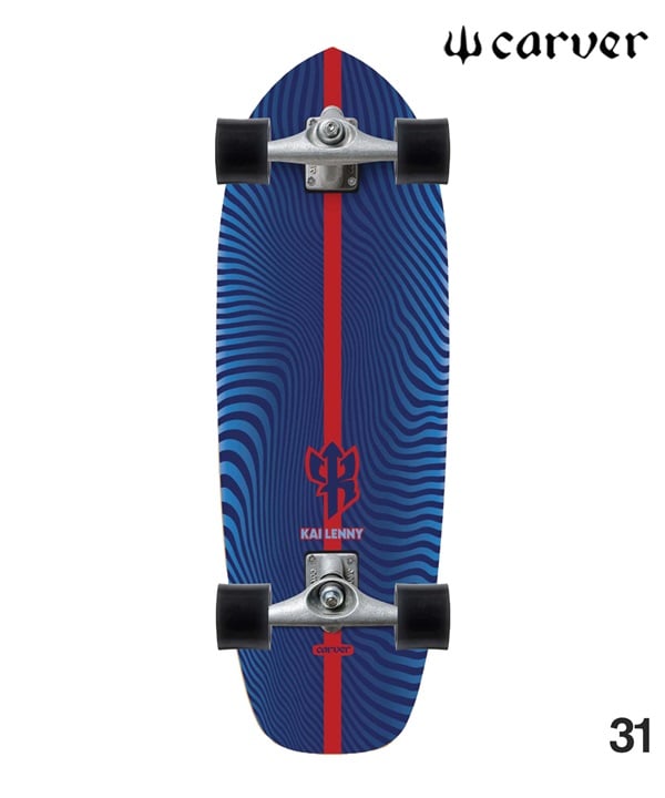 CARVER カーヴァー KAI LENNY POWERLINE  サーフ ロング スケートボード 31 インチ ロンスケ