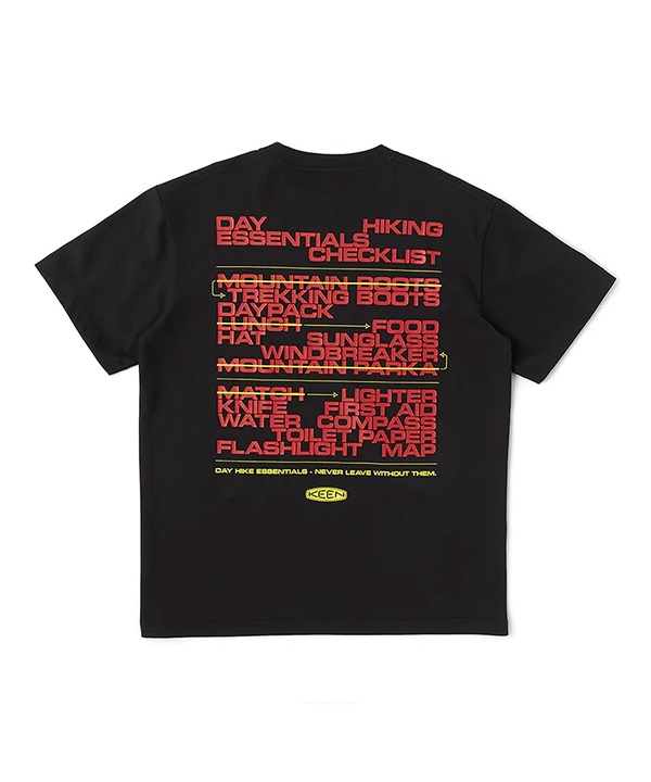 KEEN キーン 半袖 Tシャツ メンズ バックプリント OC RP PACKING LIST TEE 1032495