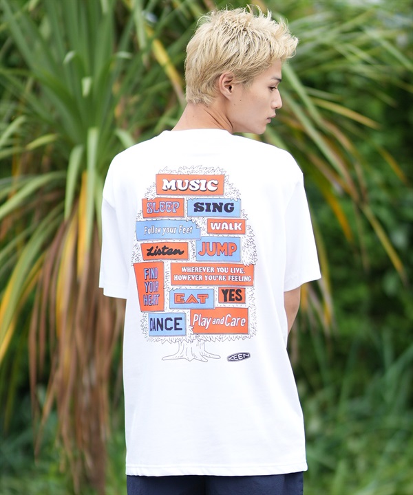 KEEN キーン 半袖 Tシャツ メンズ バックプリント OC RP SIGNBOARD TEE 1032497