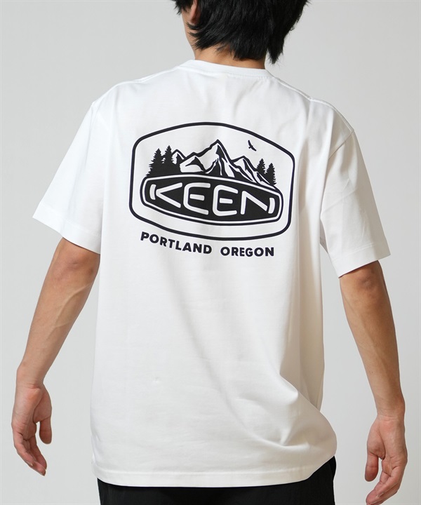 KEEN キーン 半袖 Tシャツ メンズ ロゴ バックプリント 吸汗速乾 1033046 ムラサキスポーツ限定
