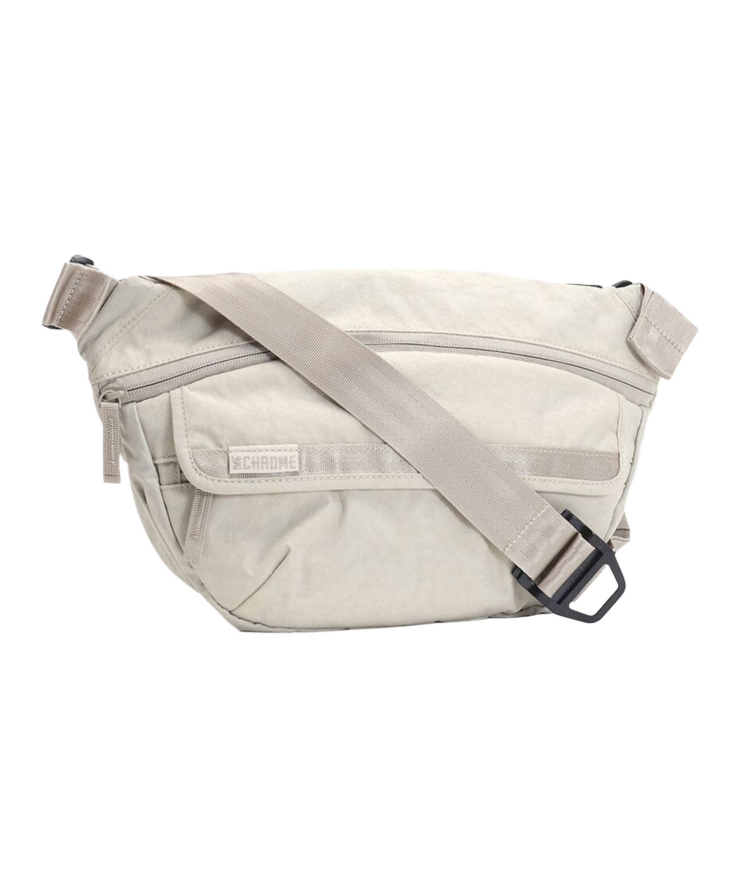 【未使用品】CHROME ボディバッグ ウエストポーチ グレー CHROME クローム ウエストポーチ 5L ロゴ BOT FLAP SLING BJ009CHLK