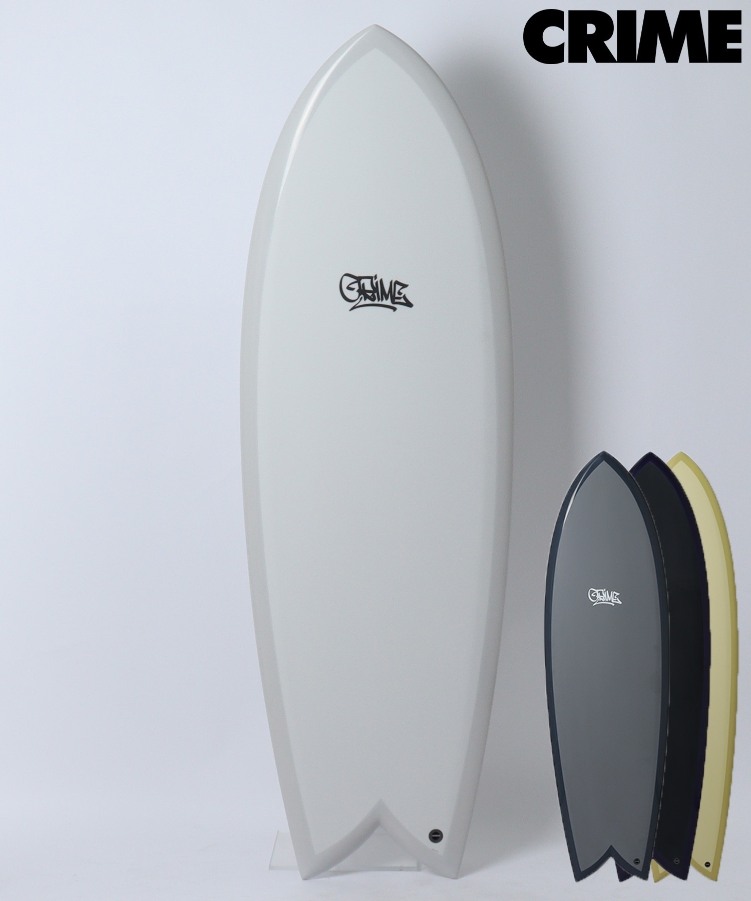 CRIME クライム キールフィッシュ ショートボード  サーフボード(GRAY-5.05ft)