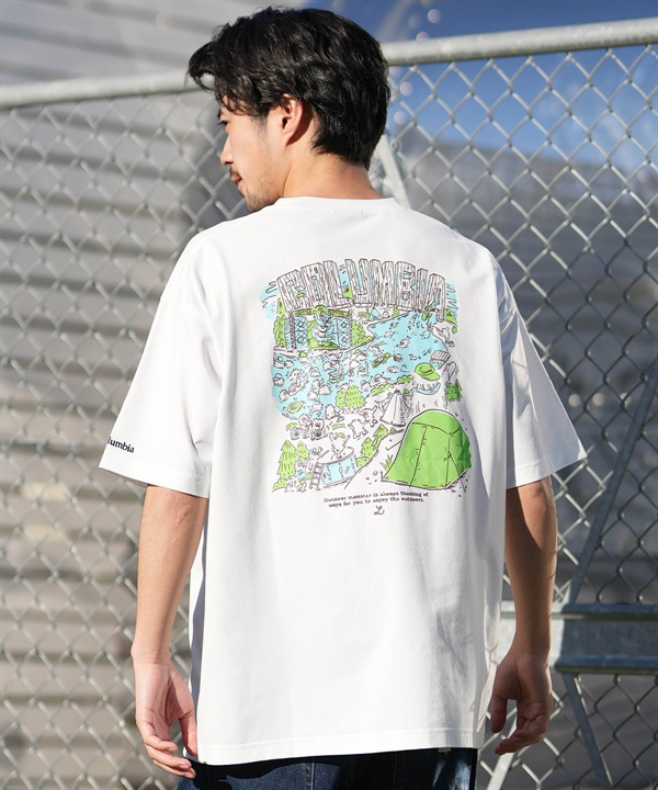 columbia コロンビア 半袖 Tシャツ メンズ 冷却機能搭載ポリ100ショートスリーブTシャツ PG4858