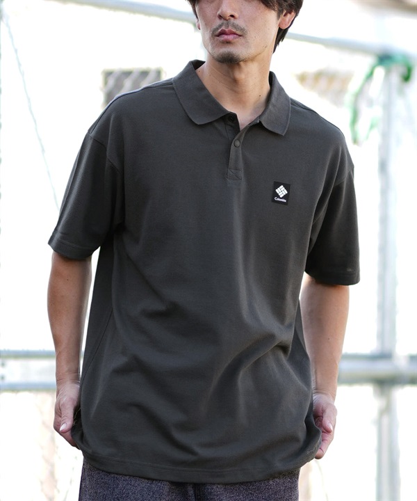 Columbia コロンビア 半袖 ポロシャツ メンズ 冷却機能搭載 鹿の子 PG7118