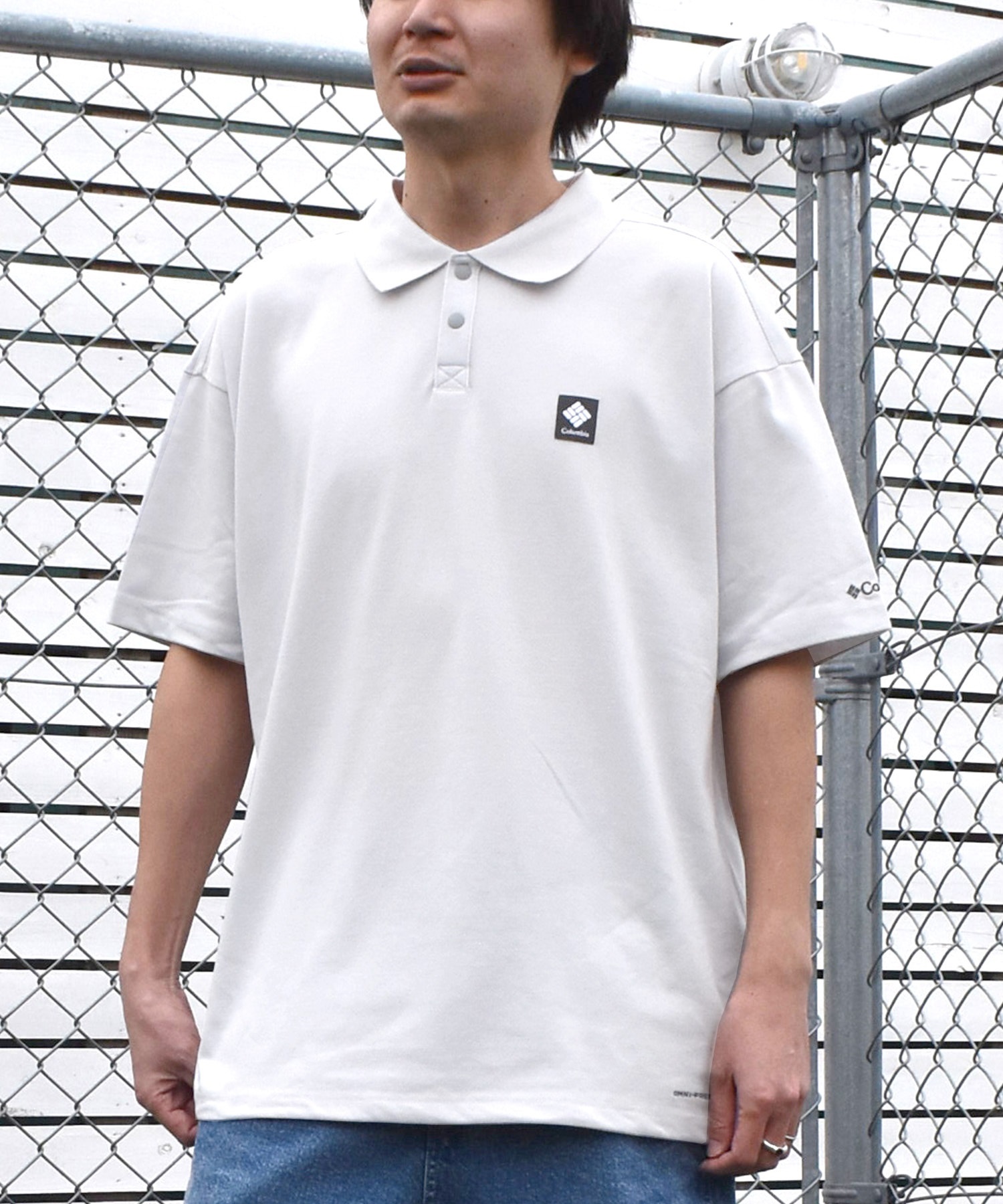 Columbia コロンビア 半袖 ポロシャツ メンズ 冷却機能搭載 鹿の子 PG7118(043-M)