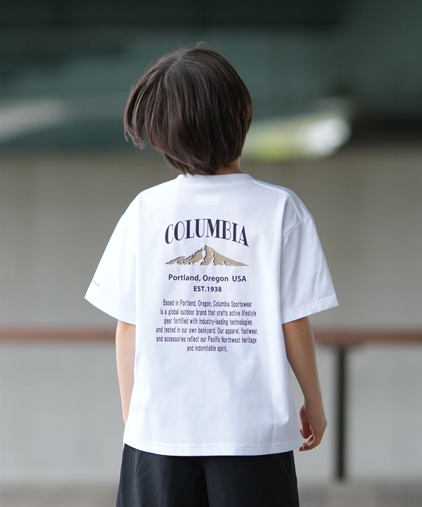 Columbia コロンビア 半袖 Tシャツ キッズ ジュニア 子供 UVカット 冷却機能 吸湿速乾 PY1683