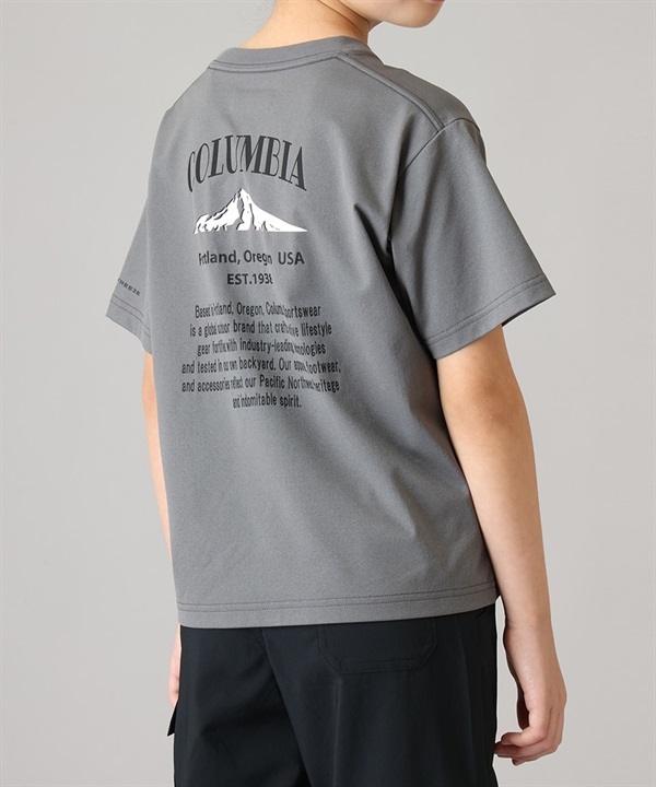 Columbia コロンビア 半袖 Tシャツ キッズ ジュニア 子供 UVカット 冷却機能 吸湿速乾 PY1683