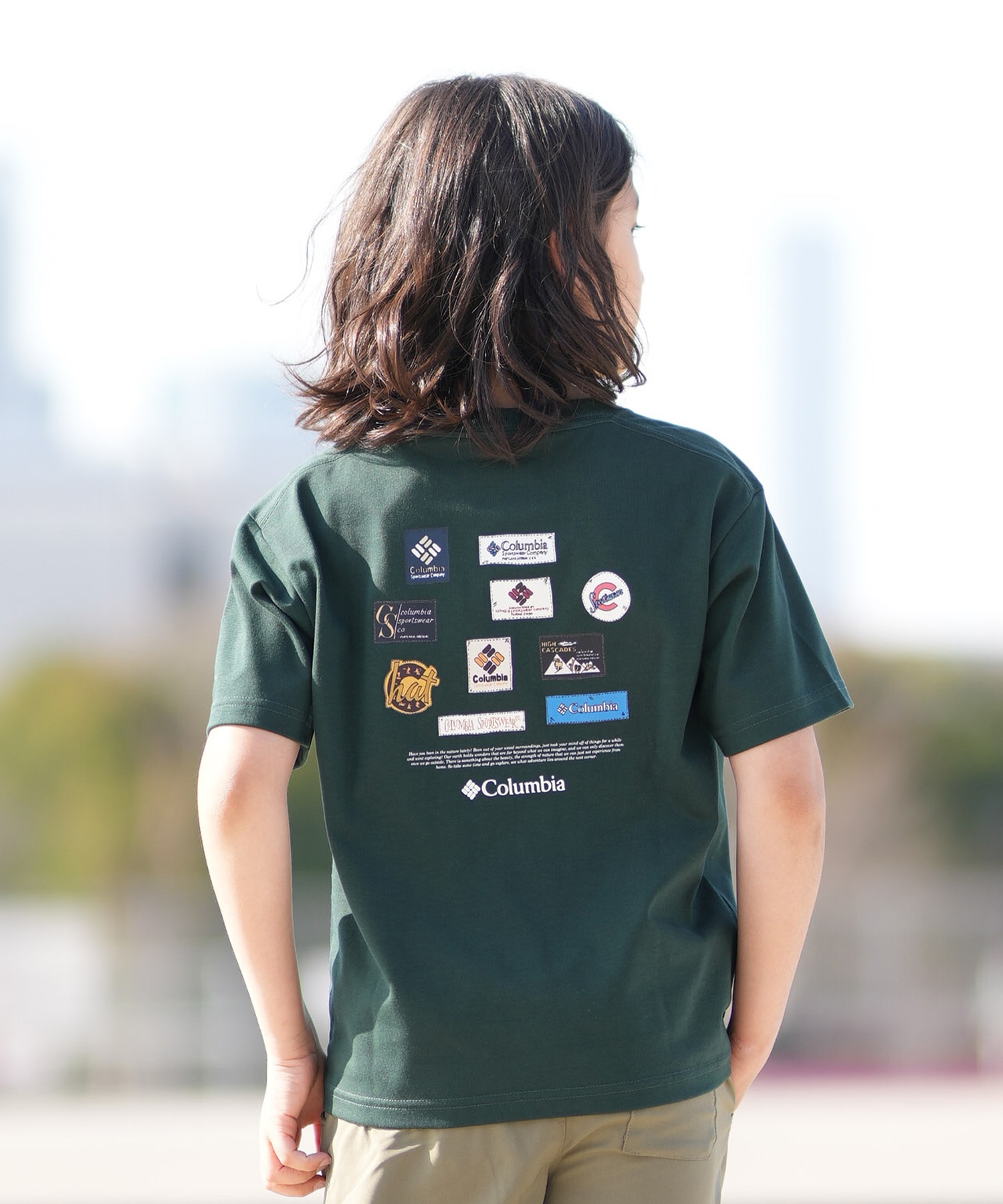 Columbia コロンビア 半袖 Tシャツ キッズ ジュニア 子供 Y Stuck