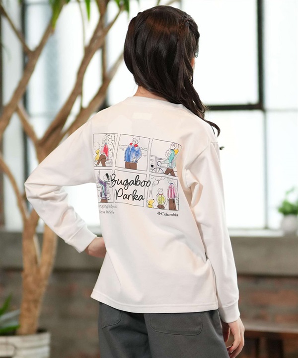 columbia コロンビア 長袖 Tシャツ ロンT キッズ 子供 中綿 防水 Y Lost Brook L S Tee PY0885