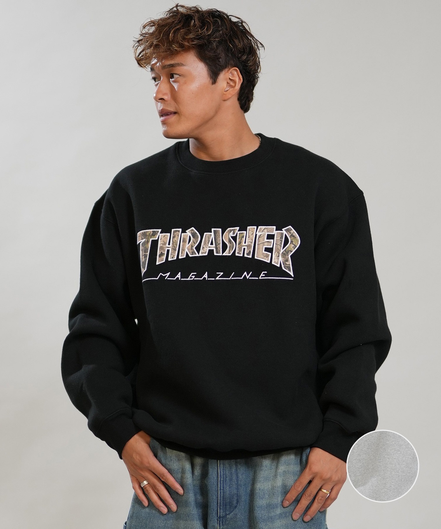 THRASHER スラッシャー トレーナー スウェット メンズ 裏起毛 450gCVC