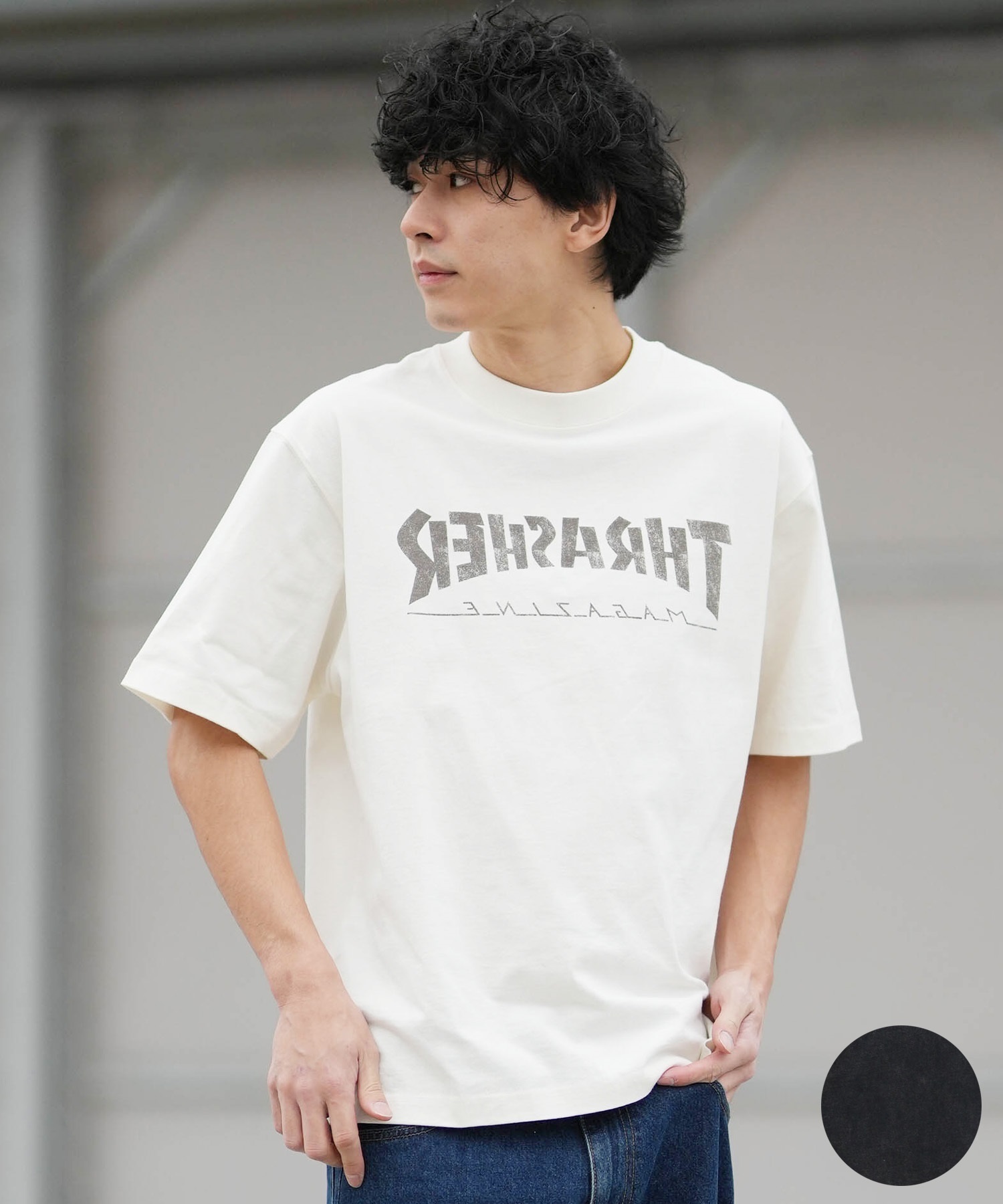 THRASHER スラッシャー 半袖 Tシャツ メンズ フロントプリント ロゴ
