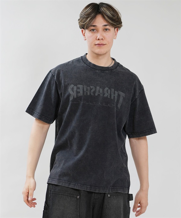 THRASHER スラッシャー 半袖 Tシャツ メンズ フロントプリント ロゴ 262TH1ST075