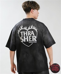 THRASHER スラッシャー 半袖 Tシャツ メンズ バックプリント 古着風